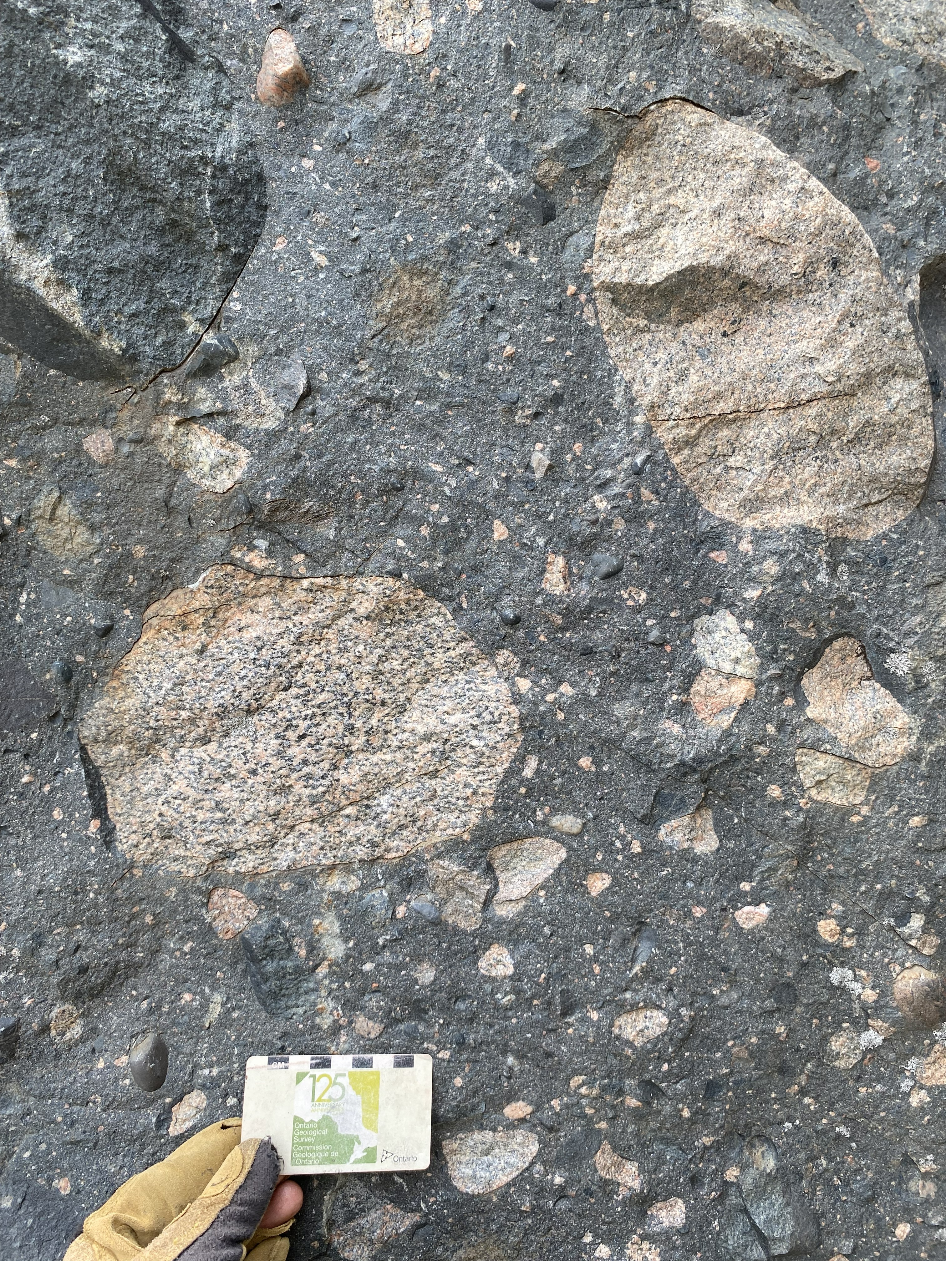 Rock Rounded Clasts GeologyOntario